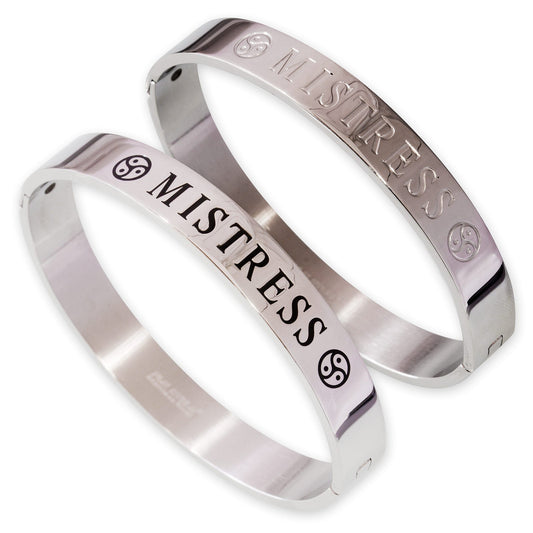 RVS armband MISTRESS - SM - speeltjes