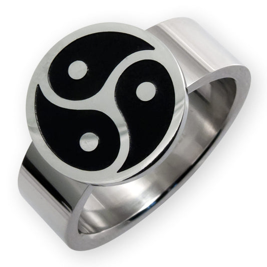 RVS ring met BDSM logo (verschillende maten) - SM - speeltjes