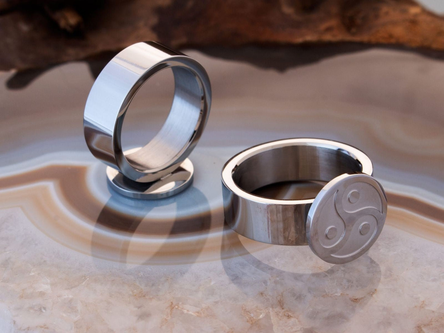 RVS ring met BDSM logo (verschillende maten) - SM - speeltjes