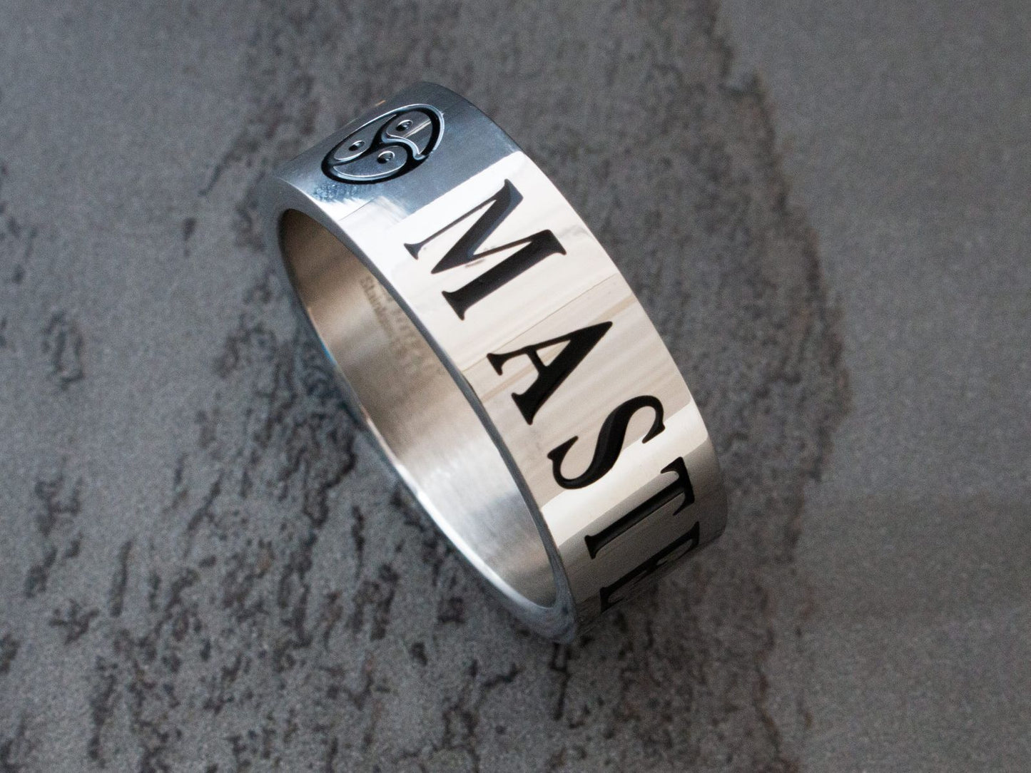 RVS ring met Master (verschillende maten) - SM - speeltjes