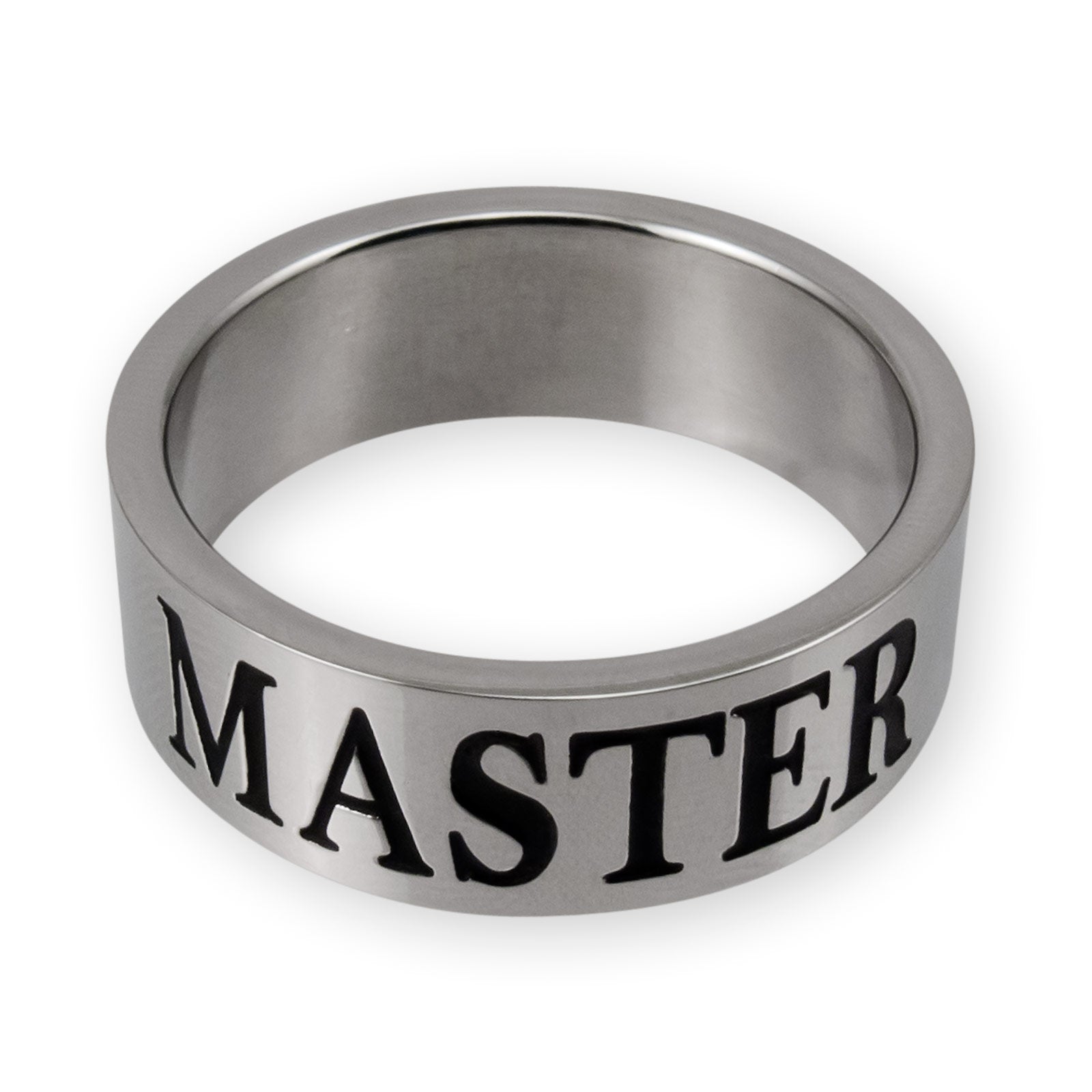 RVS ring met Master (verschillende maten) - SM - speeltjes