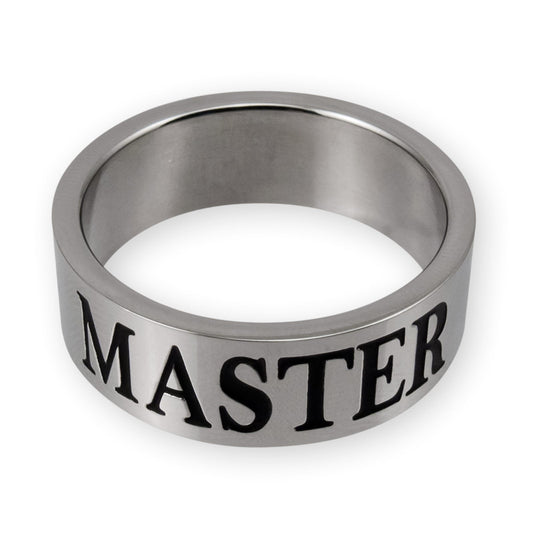 RVS ring met Master (verschillende maten) - SM - speeltjes