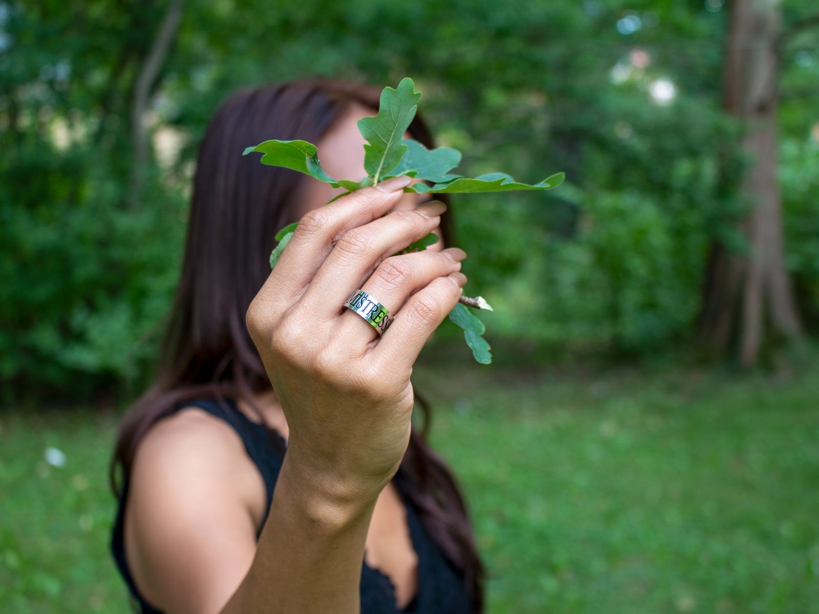 RVS ring met Mistress (verschillende maten) - SM - speeltjes