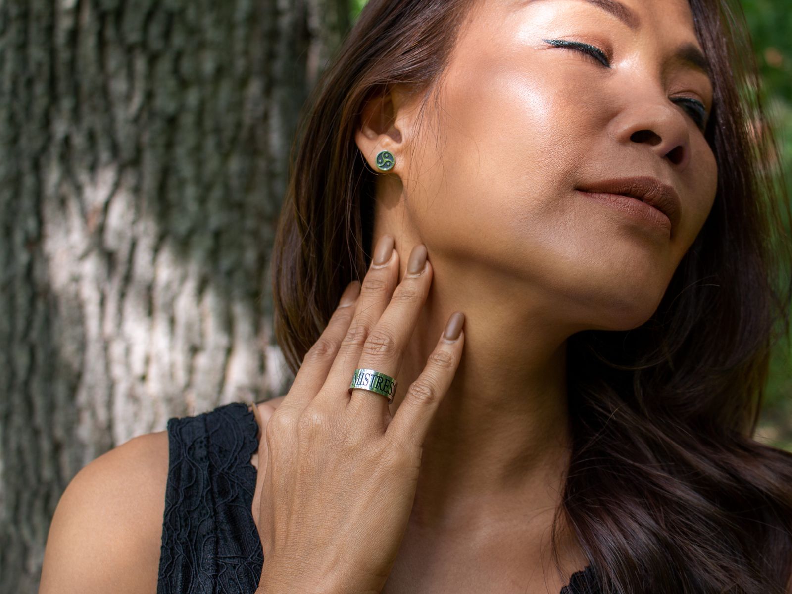 RVS ring met Mistress (verschillende maten) - SM - speeltjes