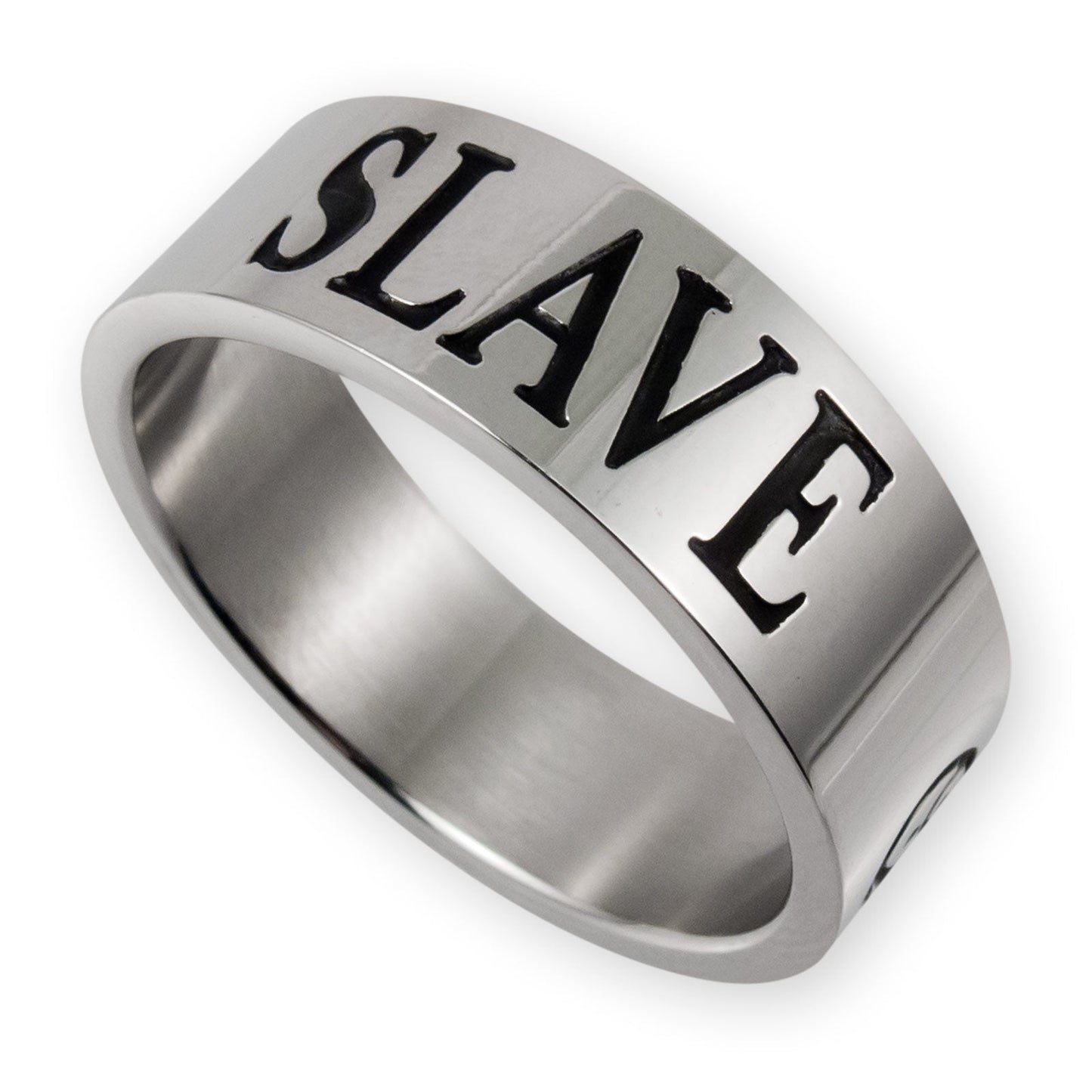 RVS ring met SLAVE (verschillende maten) - SM - speeltjes