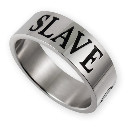 RVS ring met SLAVE (verschillende maten) - SM - speeltjes