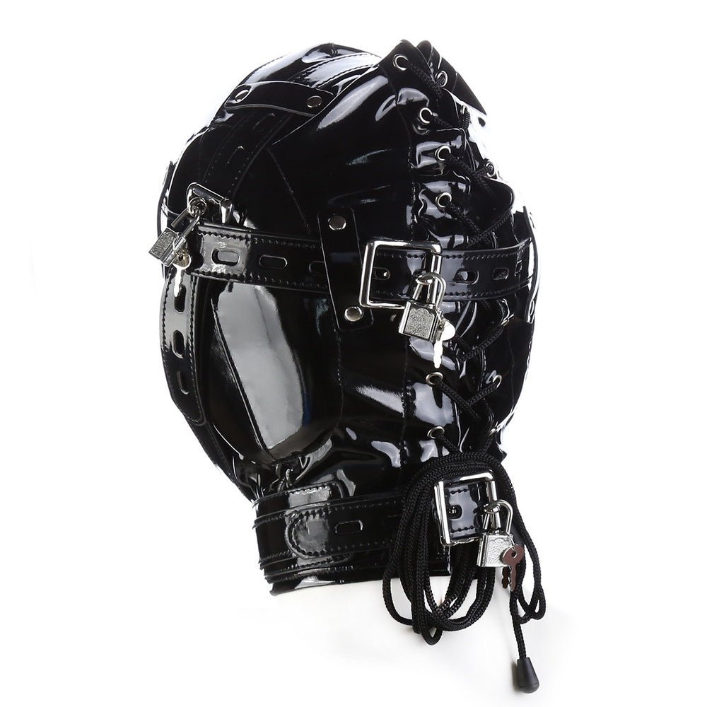 Sensory Play Masker Kunstleer - BDSM Masker Deprivation Hood (verschillende kleuren) - BDSM Maskers - SM - speeltjes