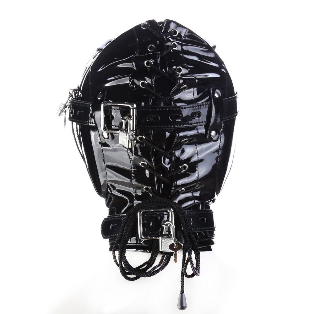 Sensory Play Masker Kunstleer - BDSM Masker Deprivation Hood (verschillende kleuren) - BDSM Maskers - SM - speeltjes