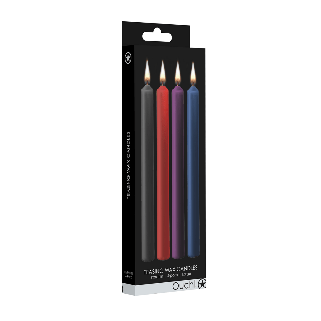 set van 4 wax play druppelkaarsen - SM - speeltjes