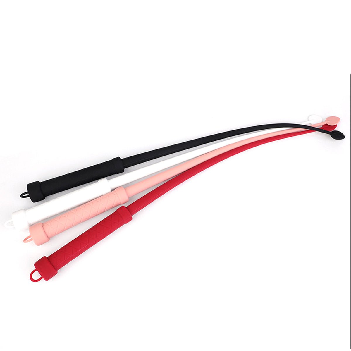 Silicone Single Tail Zweep 62cm met Hartje ❤️ - Impact Play BDSM - BDSM - SM - speeltjes