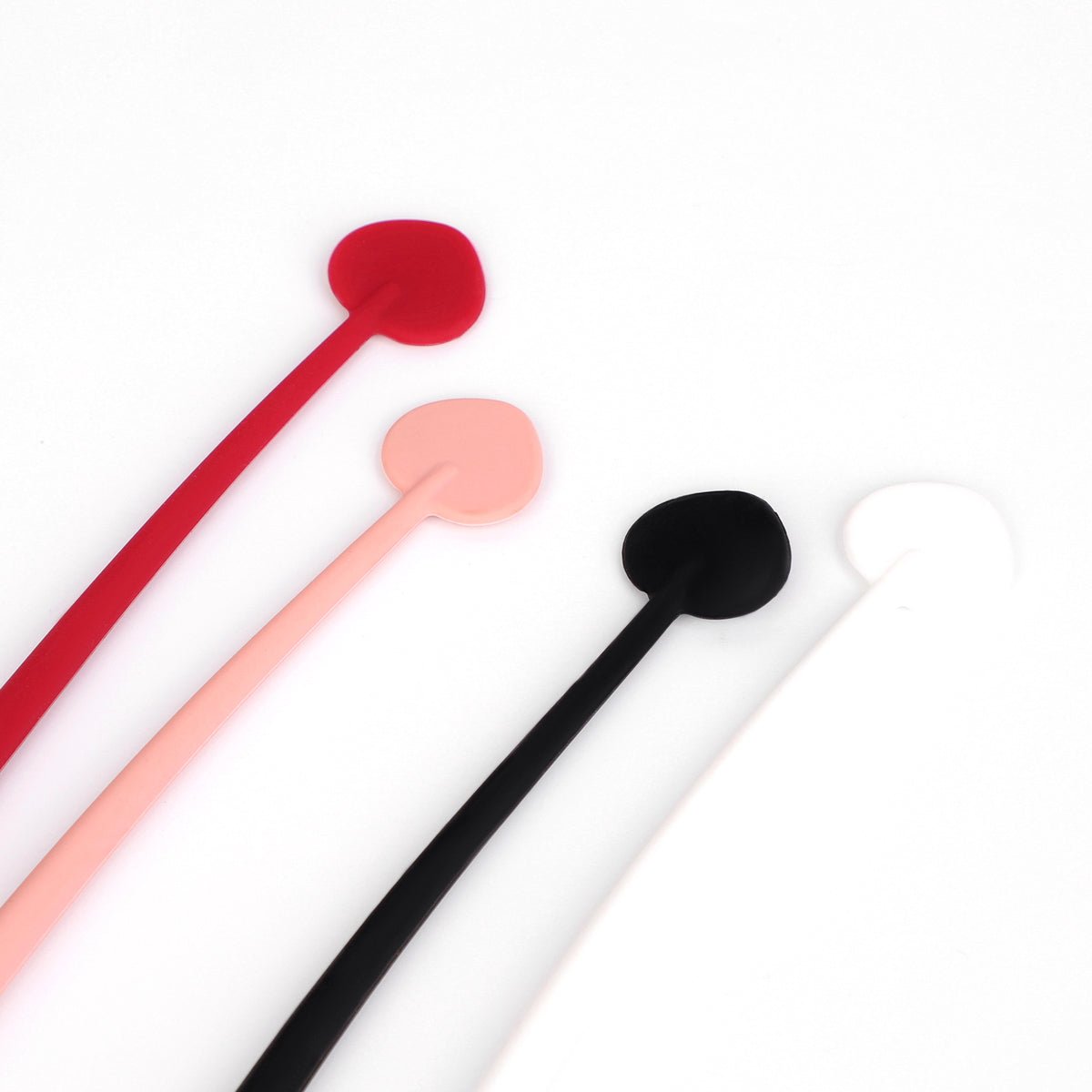 Silicone Single Tail Zweep 62cm met Hartje ❤️ - Impact Play BDSM - BDSM - SM - speeltjes