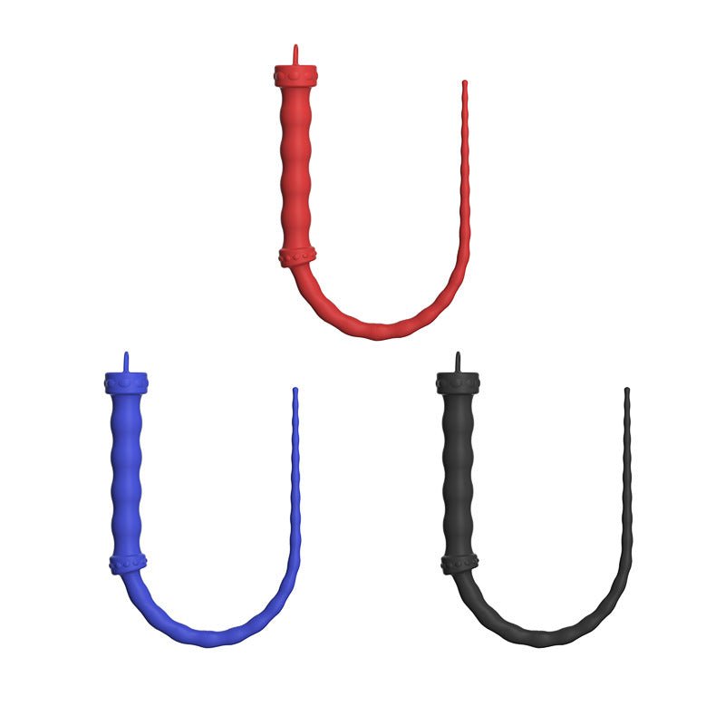 Siliconen Bullwhip 57cm - Impact Play BDSM Rubber Zweep - BDSM - SM - speeltjes