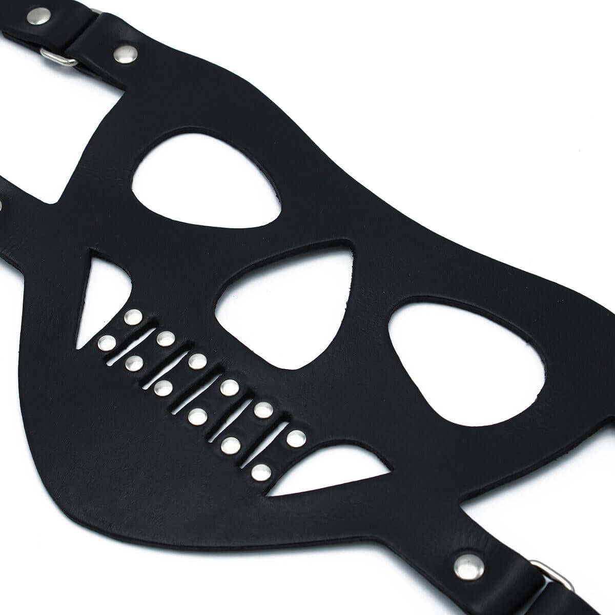 Black-leather-face-muzzle-the-bane-with-skull-design-ideal-for-role-play-and-bondage-scenario-2
