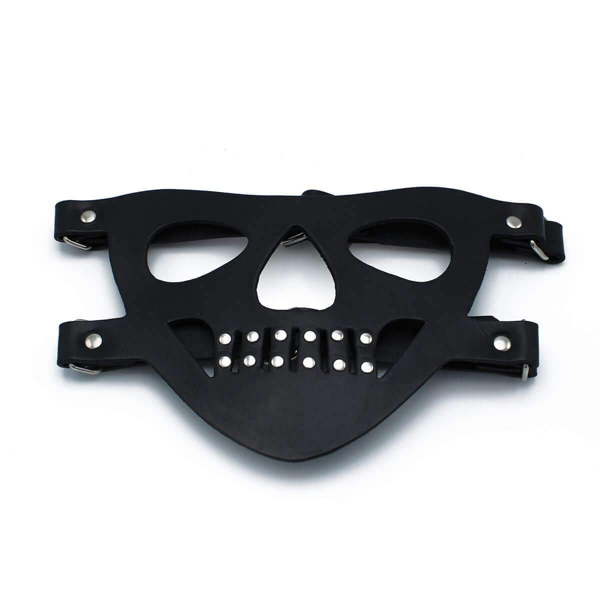 Black-leather-face-muzzle-the-bane-with-skull-design-ideal-for-role-play-and-bondage-scenario-5