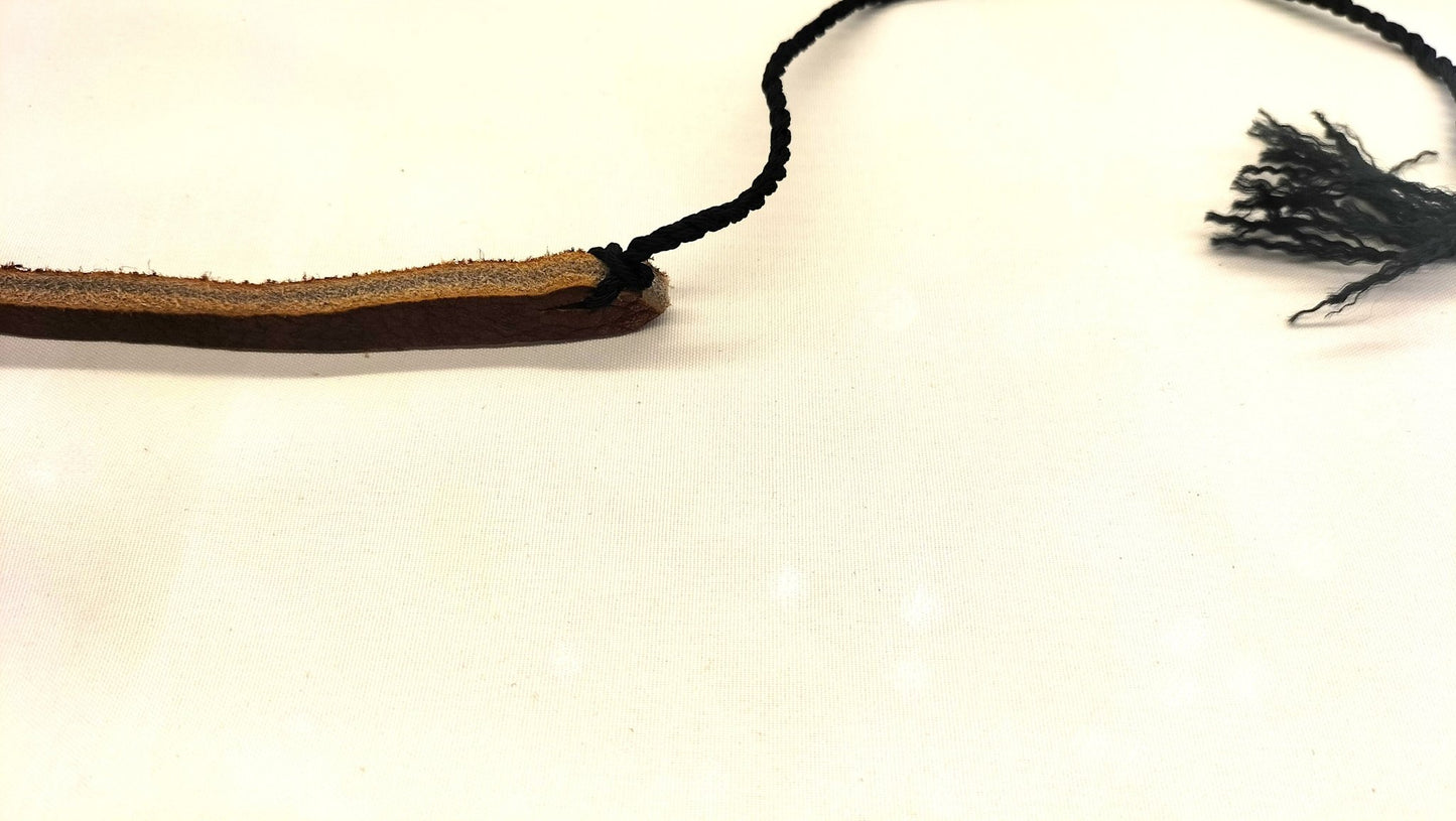 Snake Whip 90cm Rood Zwart - Shot Loaded Bullwhip met Loden Balletjes - BDSM - SM - speeltjes