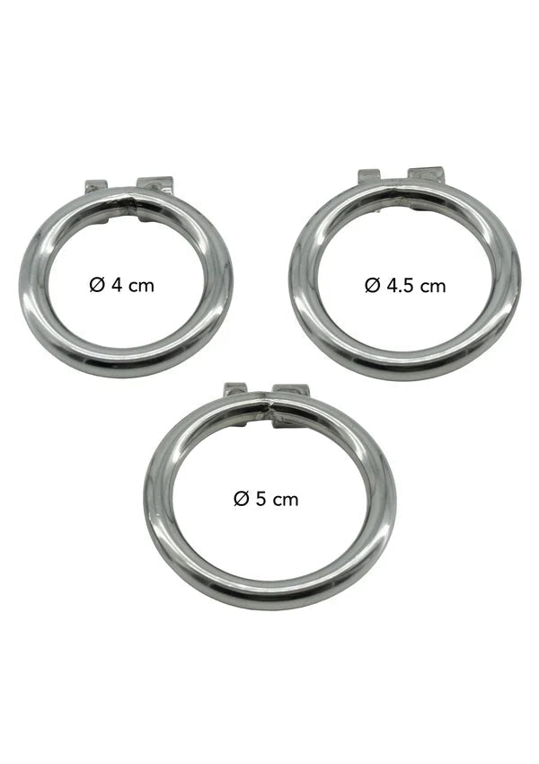 Stainless Vault X-Short – Gesloten RVS Kuisheidskooi - BDSM - SM-speeltjes