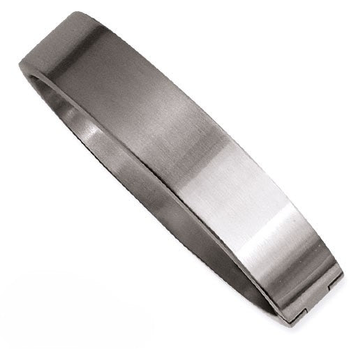 Story of O armband RVS geborsteld MAT maat M (met kliksysteem) - SM - speeltjes