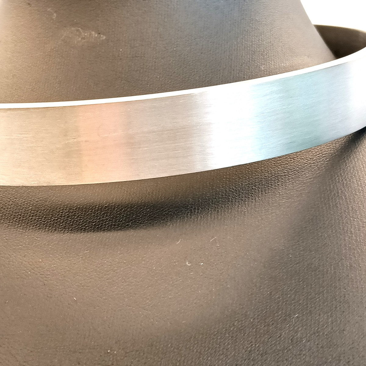 Story of O RVS Collar Geborsteld Mat – Plat Afsluitbaar met O - Ring 6 Maten - Collar - SM - speeltjes