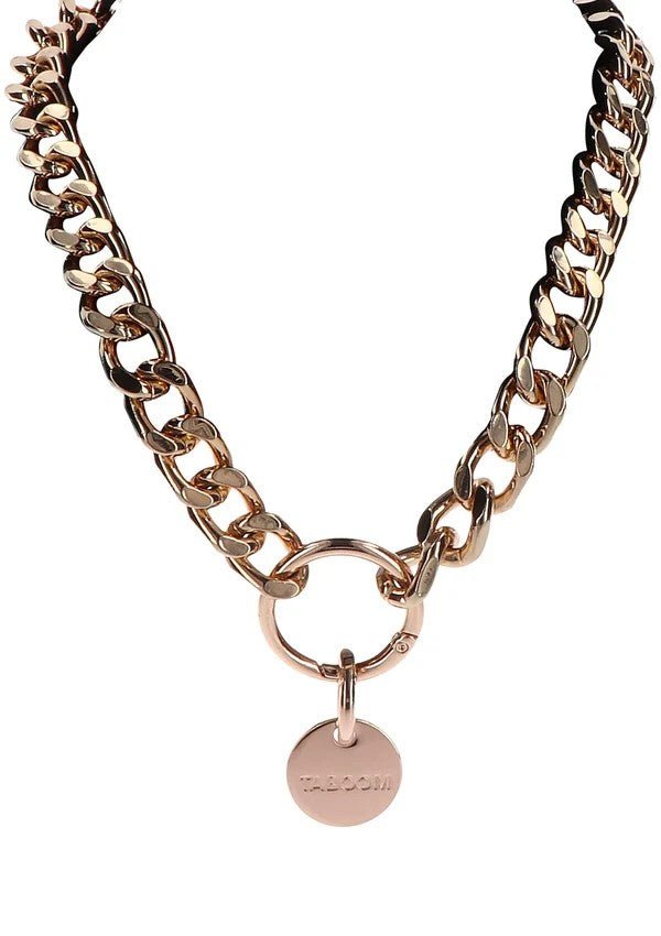 TABOOM Dona Statement Collar Goudkleurig – Metalen BDSM Halsketting - Bondage accessoires - SM-speeltjes