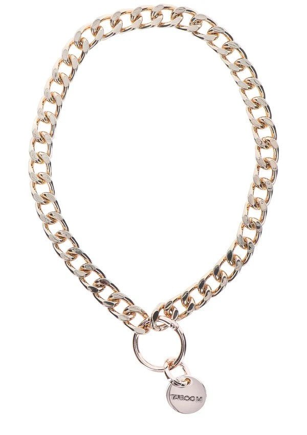 TABOOM Dona Statement Collar Goudkleurig – Metalen BDSM Halsketting - Bondage accessoires - SM-speeltjes