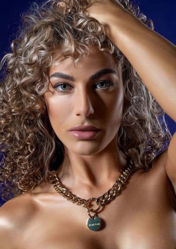 TABOOM Dona Statement Collar Goudkleurig – Metalen BDSM Halsketting - Bondage accessoires - SM-speeltjes