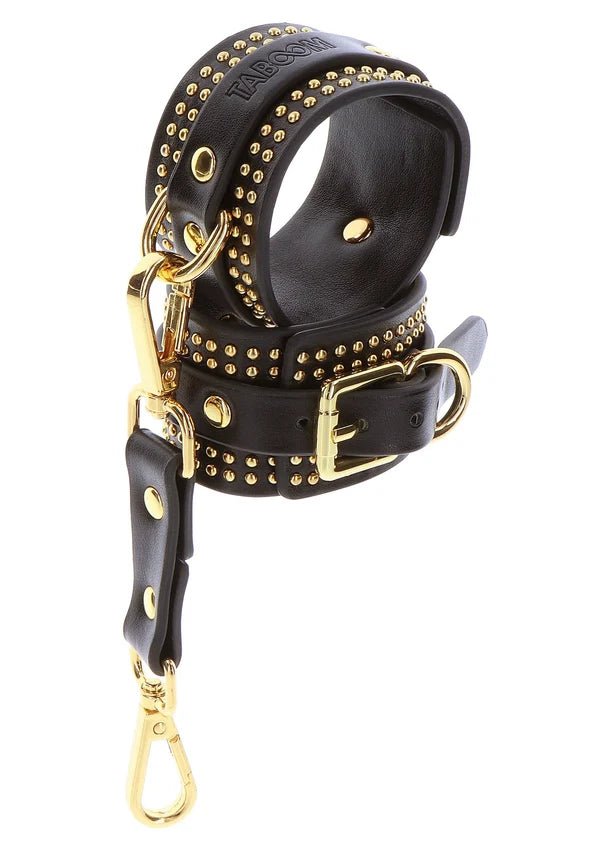 TABOOM – Stijlvolle Collar met Leiband, Handboeien of Voetboeien - Bondage accessoires - SM-speeltjes