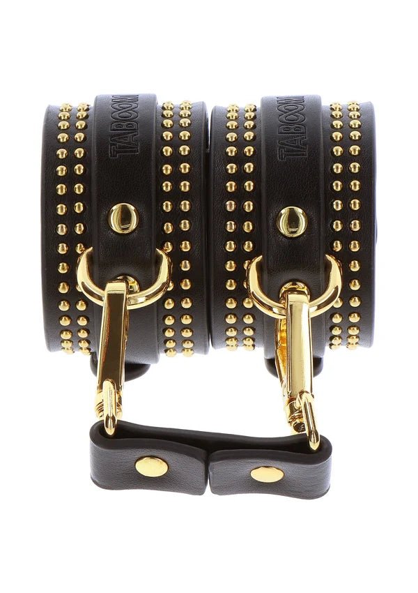 TABOOM – Stijlvolle Collar met Leiband, Handboeien of Voetboeien - Bondage accessoires - SM-speeltjes
