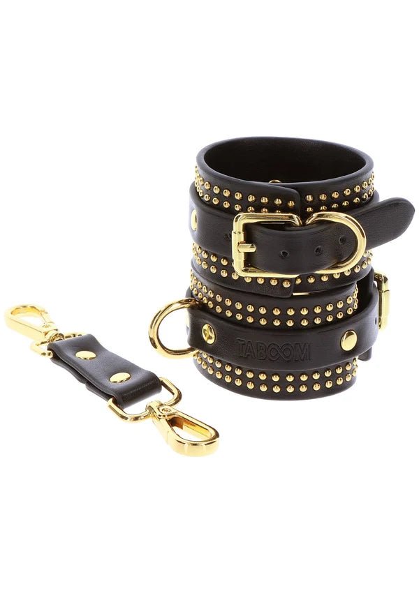 TABOOM – Stijlvolle Collar met Leiband, Handboeien of Voetboeien - Bondage accessoires - SM-speeltjes