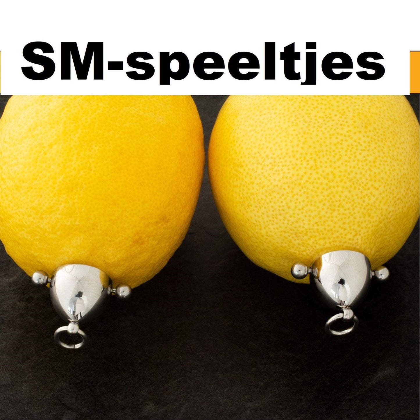 Tepelkapje met Story of O ring aan voor gepiercete tepel - SM - speeltjes