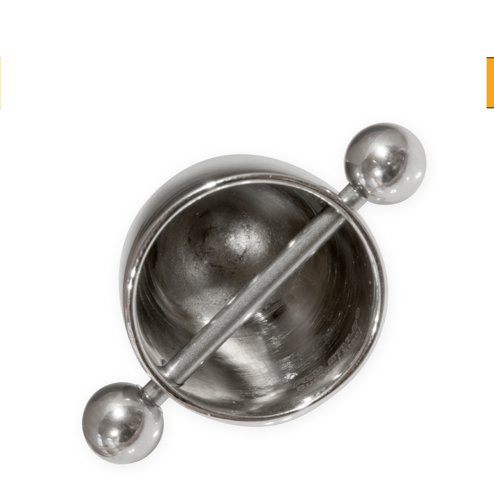 Tepelkapje met Story of O ring aan voor gepiercete tepel - SM - speeltjes