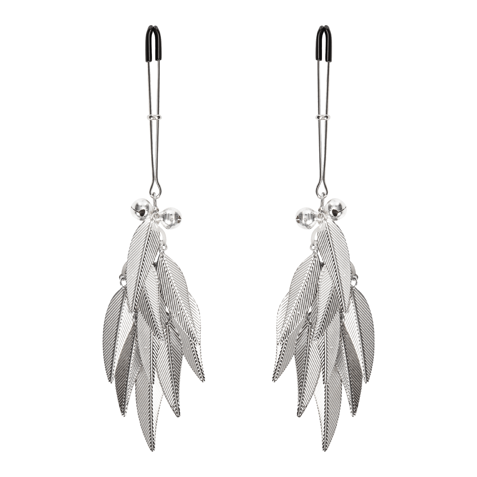 Tepelklemmen met Veren - Tepelklemmen Zilver Goud | Verstelbare Nipple Clamps - Tepelklemmen - SM - speeltjes