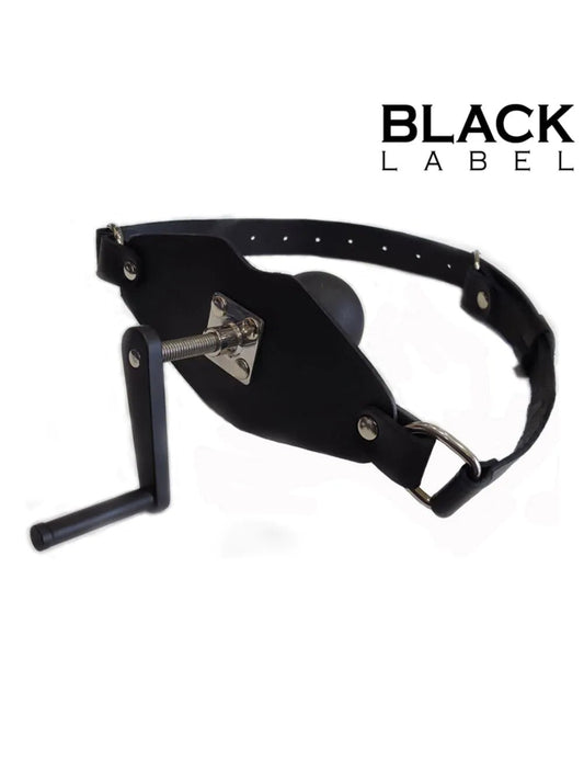 The Killer – Ball Gag 45 mm met Leren Riem en Schroef - Ball Gag - SM-speeltjes