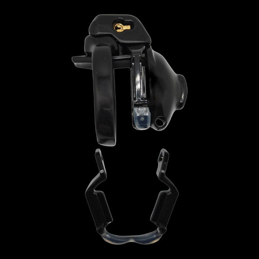 The Vice Mach 2 Clitty Kuisheidskooi Zwart – Maximale Controle in Ultra Compact Formaat - BDSM - SM-speeltjes