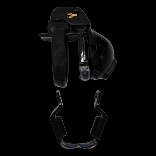 The Vice Mach 2 Micro Kuisheidskooi Zwart – Ultieme Controle en Langdurig Comfort - BDSM - SM-speeltjes