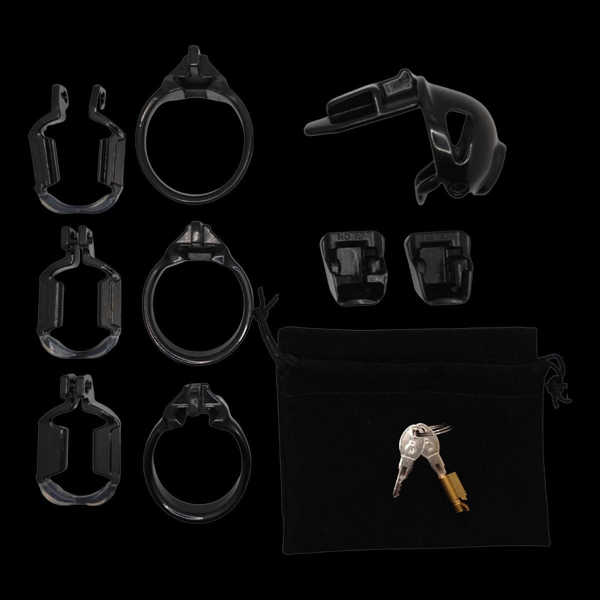 The Vice Mach 2 Micro Kuisheidskooi Zwart – Ultieme Controle en Langdurig Comfort - BDSM - SM-speeltjes