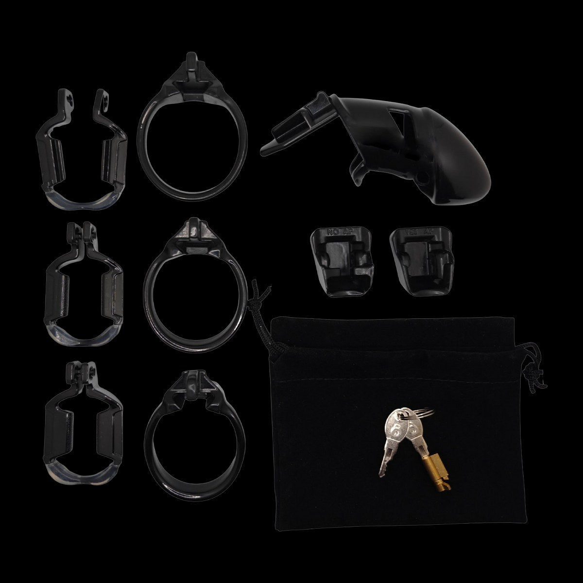 The Vice Mach 2 Plus Zwart – Premium Kuisheidskooi met Cilinderslot - BDSM - SM-speeltjes