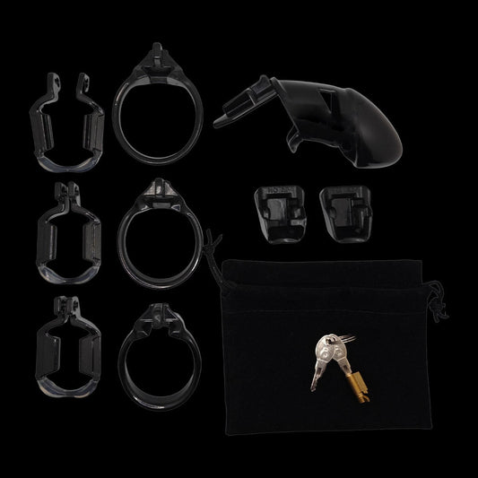 The Vice Mach 2 Plus Zwart – Premium Kuisheidskooi met Cilinderslot - BDSM - SM-speeltjes