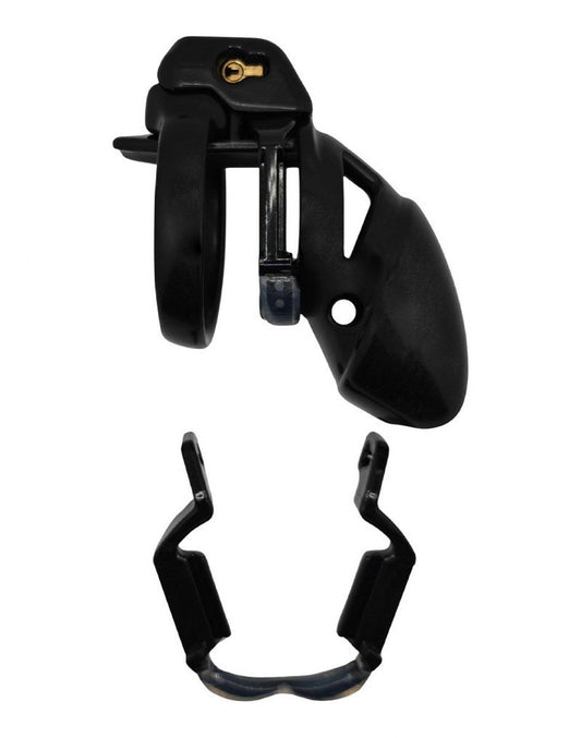 The Vice Mach 2 Standaard Kuisheidskooi Zwart – Premium Chastity Cage voor Langdurige Controle - BDSM - SM-speeltjes