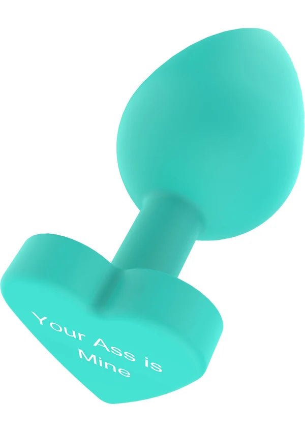 TOYJOY Your Ass Is Mine – Siliconen Buttplug met Hartbasis - Siliconen buttplug - SM-speeltjes