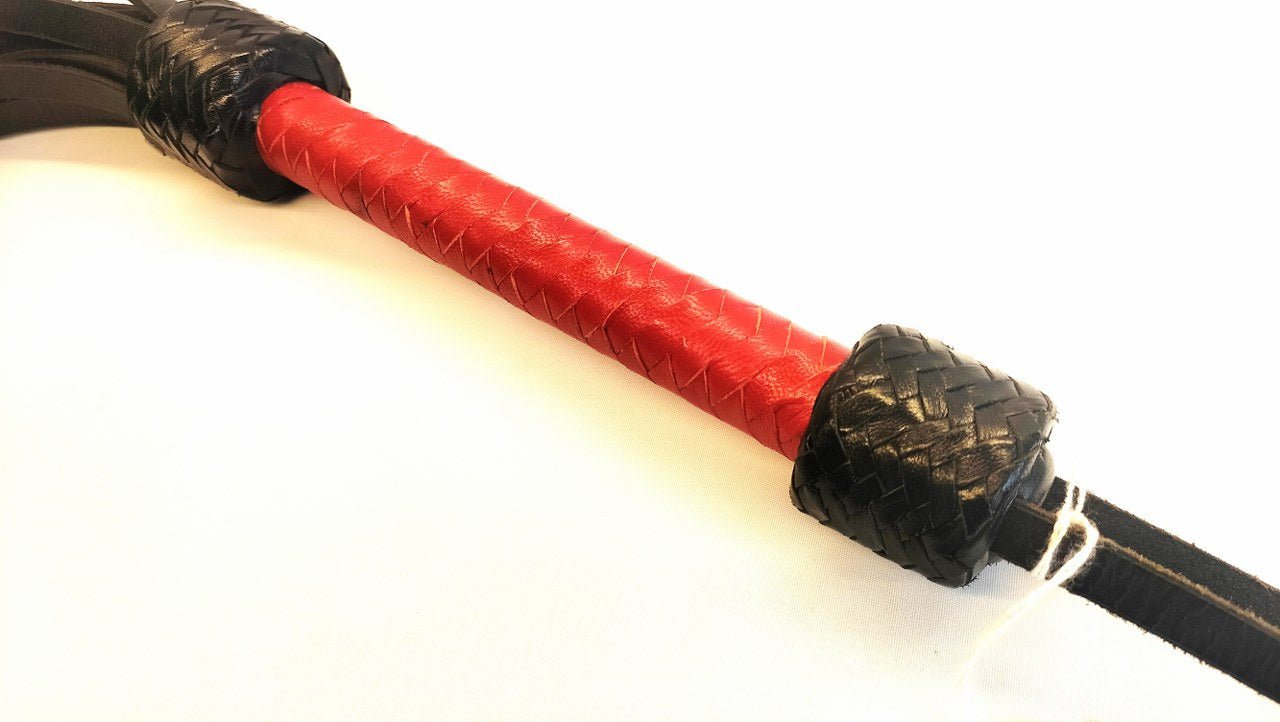 Tuig Leren Gesel 76cm - Impact Play Flogger BDSM Toy met 10 Falls - BDSM - SM - speeltjes