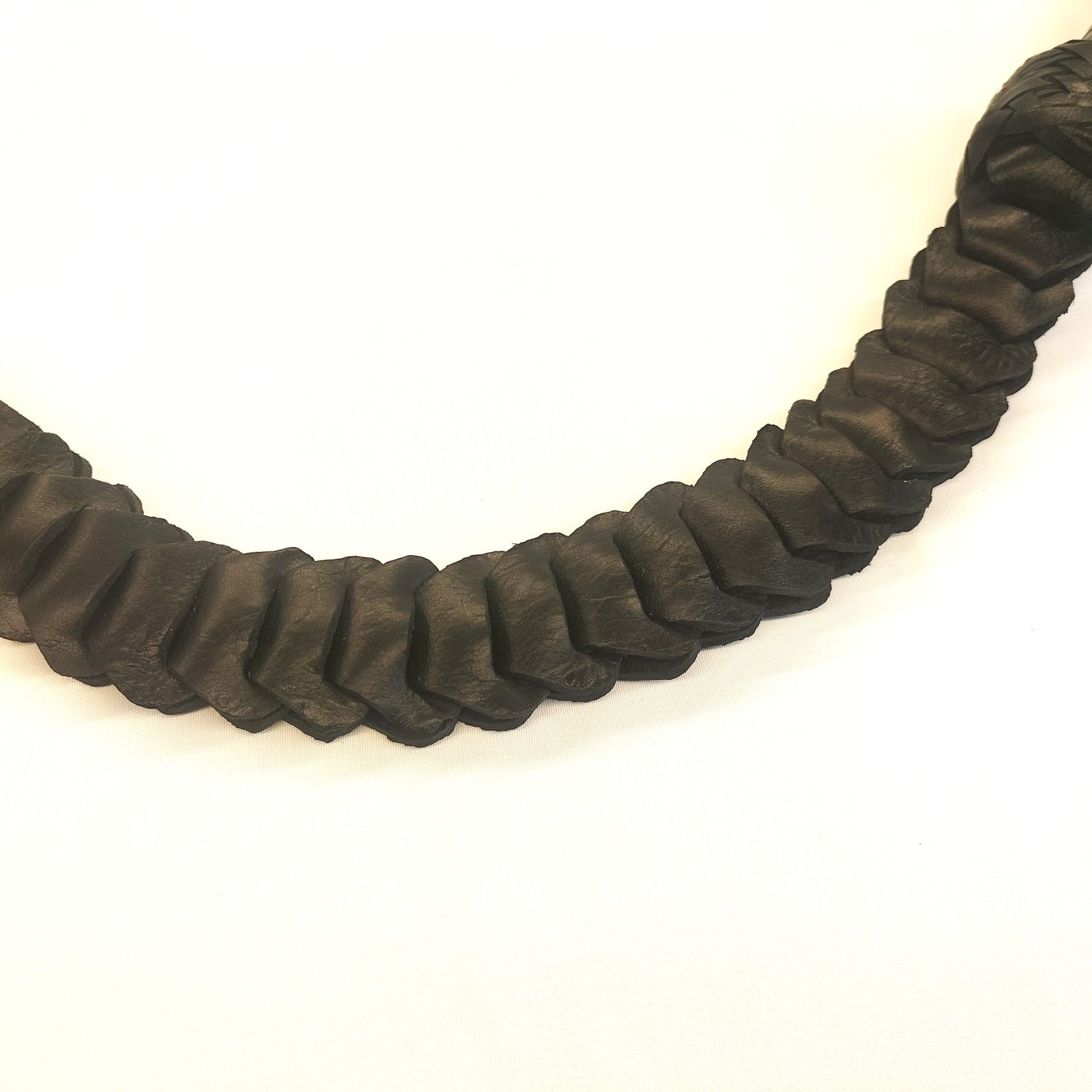 Tuigleder Korte Zweep met Schakels - 60cm Impact Play Gesel - Impact Play - Zwepen - SM - speeltjes