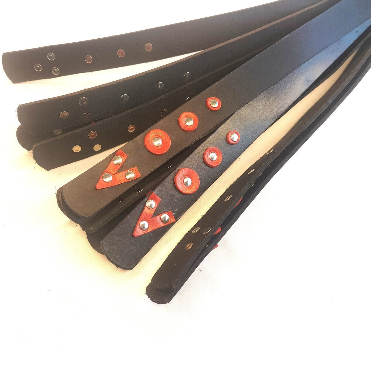 Tuiglederen Gesel met 10 Brede Falls - 460g Zware Impact Flogger - Impact Play - Floggers - SM - speeltjes