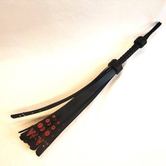 Tuiglederen Gesel met 10 Brede Falls - 460g Zware Impact Flogger - Impact Play - Floggers - SM - speeltjes