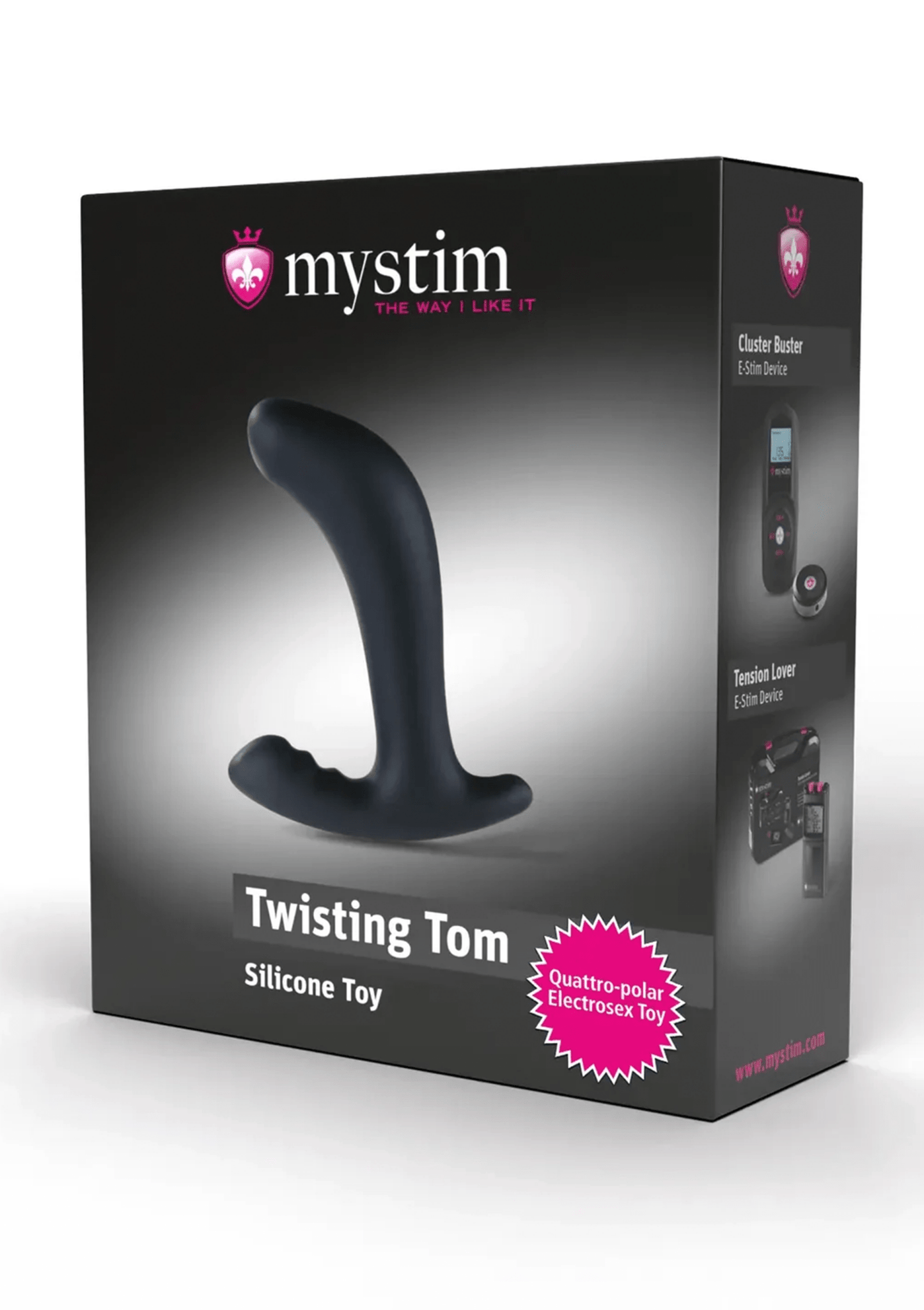 Twisting Tom Prostaatstimulator - Flex & Stay Electro Toebehoren voor Mystim - BDSM - SM - speeltjes