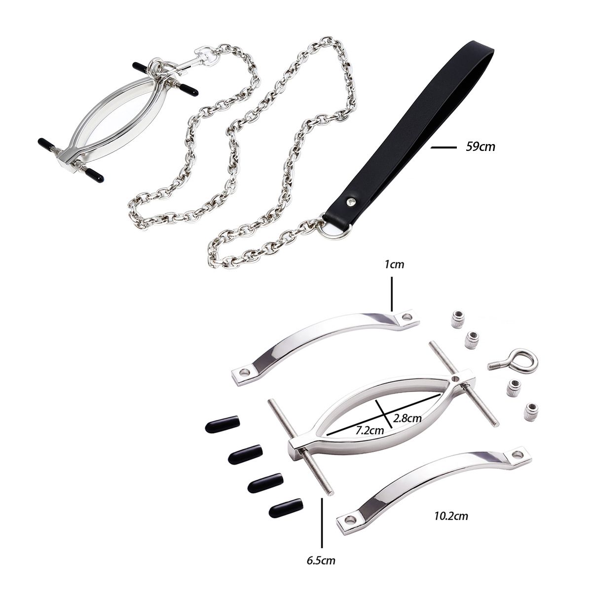 dankzij-deze-vagina-klem-met-leiband-kan-je-op-elk-fetisj-en-bdsm-event-je-submissive-niet-zo-maar-kwijt-raken-en-kan-je-dus-rustig-rond-wandelen-zonder-je telkens-moet-kijken-of-ze-nog-wel-volgt-3