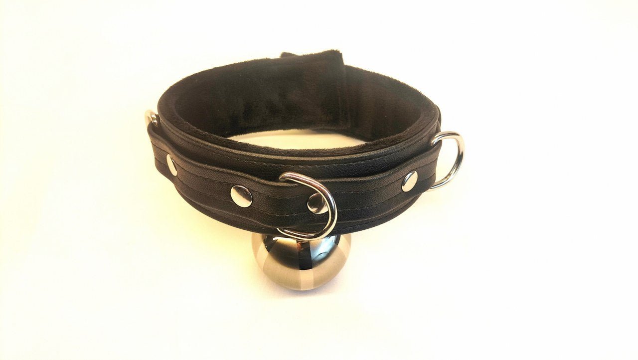 Vegan BDSM Collar Zwart Kunstleer - Handboeien Set Beginners - Collars - SM - speeltjes