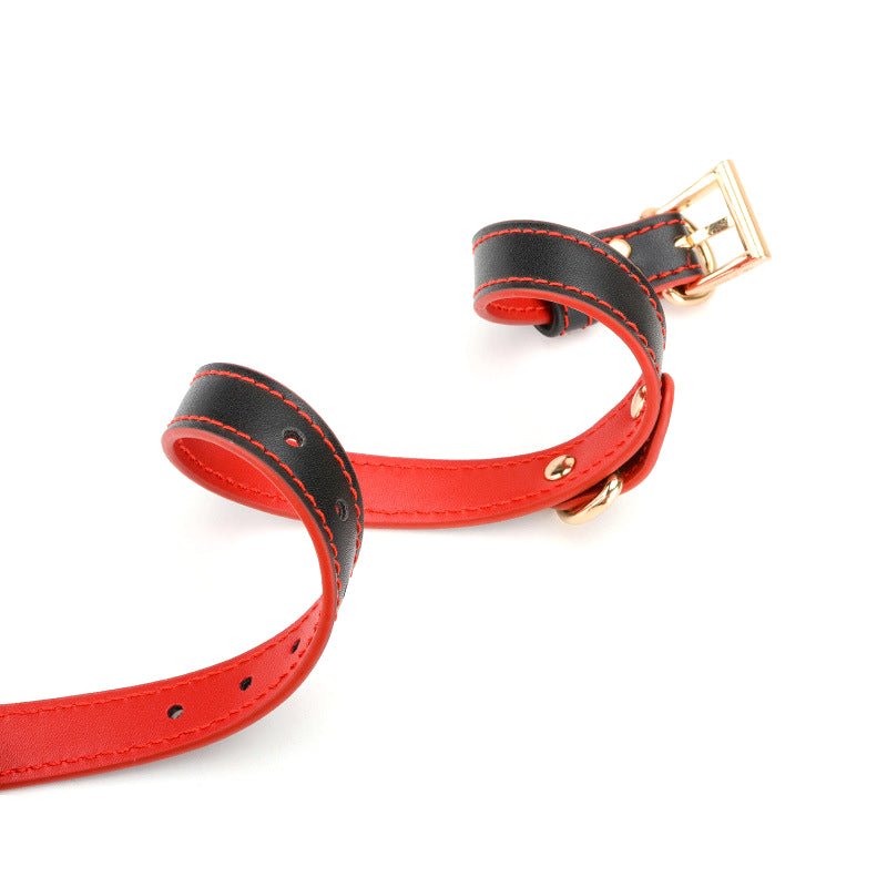 Vegan collar met leiband (3 verschillende uitvoeringen) - SM - speeltjes