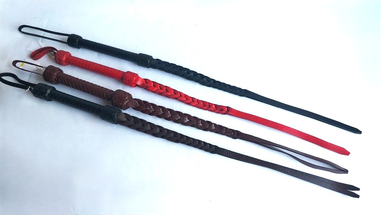 Western Quirt 78cm - Impact Play Zweep BDSM Toy Tuigleder - BDSM - SM - speeltjes