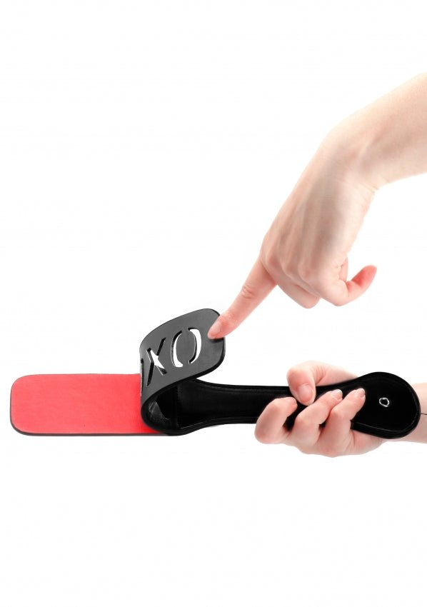 XOXO paddle zwart rood - SM - speeltjes