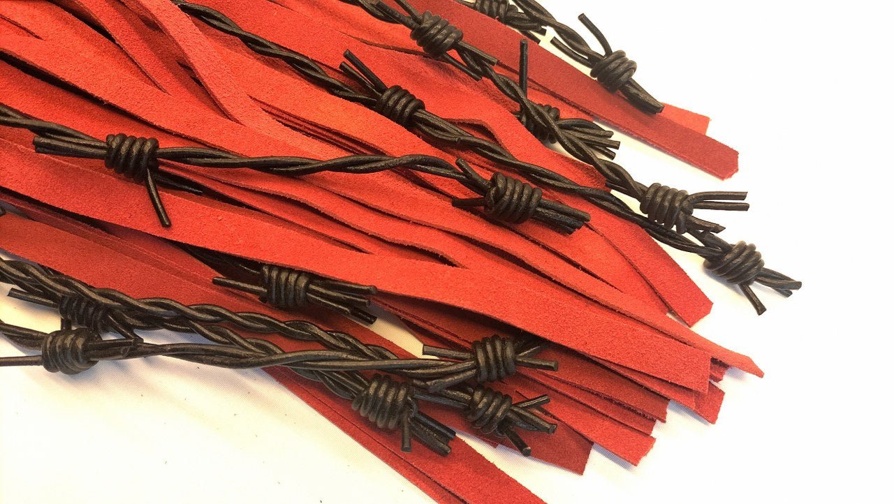 Zware Prikkeldraad Flogger 70cm - Impact Play Zweep BDSM Toy 600g - BDSM - SM - speeltjes